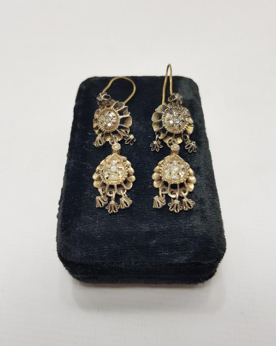 OSMANLI DÖNEMİ ELMAS KÜPE 