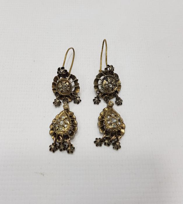 OSMANLI DÖNEMİ ELMAS KÜPE 