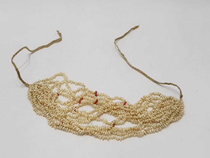 OSMANLI DÖNEMİ MERCAN TAŞLARLA SÜSLÜ KUM İNCİ GERDANLIK