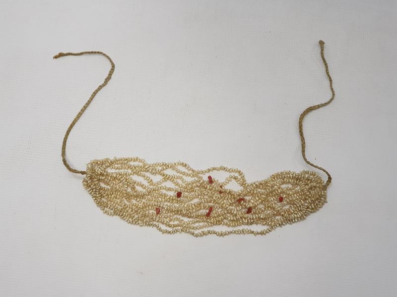 OSMANLI DÖNEMİ MERCAN TAŞLARLA SÜSLÜ KUM İNCİ GERDANLIK