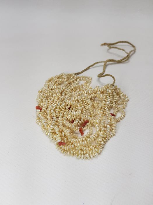 OSMANLI DÖNEMİ MERCAN TAŞLARLA SÜSLÜ KUM İNCİ GERDANLIK