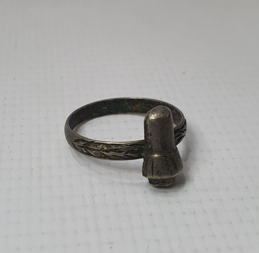 OSMANLI DÖNEMİ MEVLEVİ SİKKELİ GÜMÜŞ DERVİŞ YÜZÜĞÜ