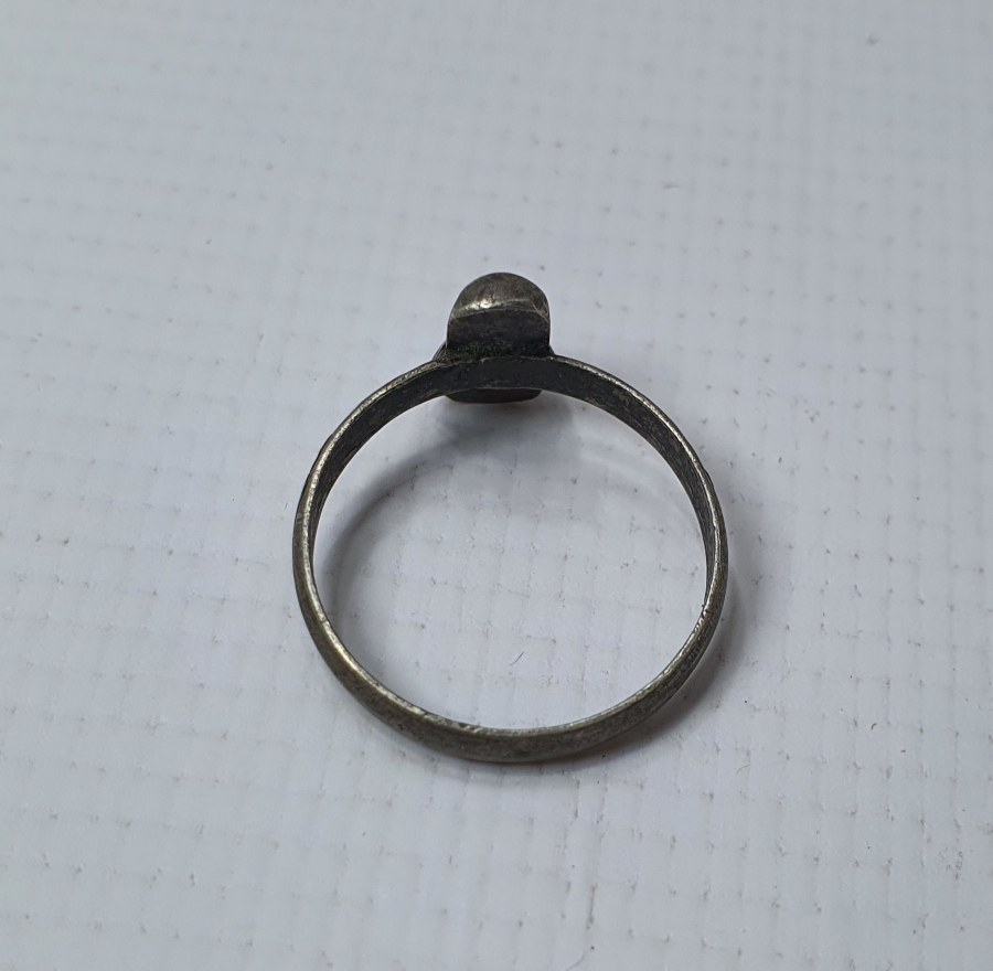 OSMANLI DÖNEMİ MEVLEVİ SİKKELİ GÜMÜŞ DERVİŞ YÜZÜĞÜ