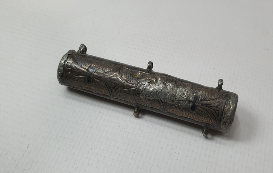 OSMANLI DÖNEMİ SAVATLI GÜMÜŞ HAMAYIL