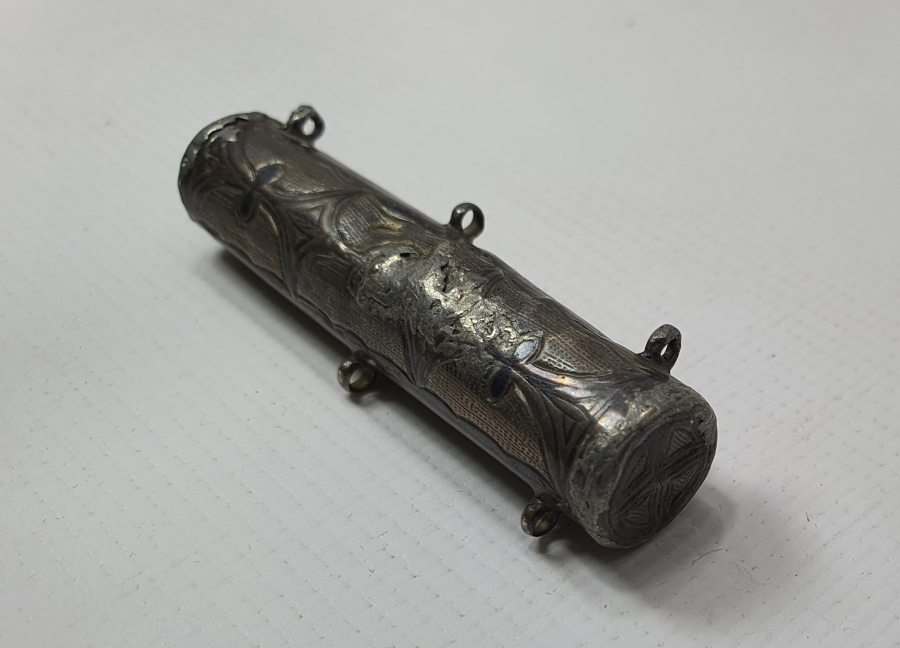 OSMANLI DÖNEMİ SAVATLI GÜMÜŞ HAMAYIL