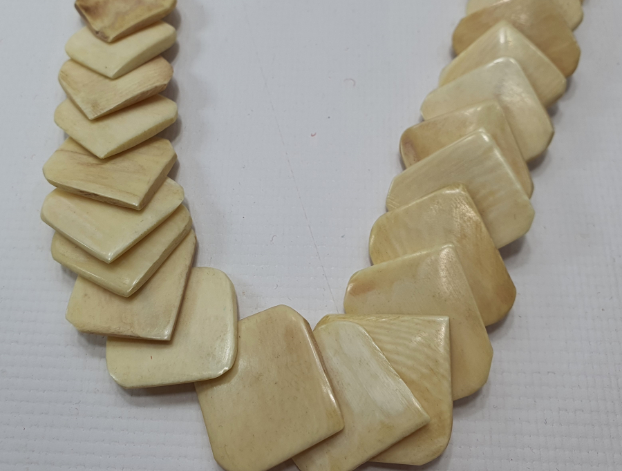 ÖZEL YAPIM FİLDİŞİ ANTİKA GERDANLIK