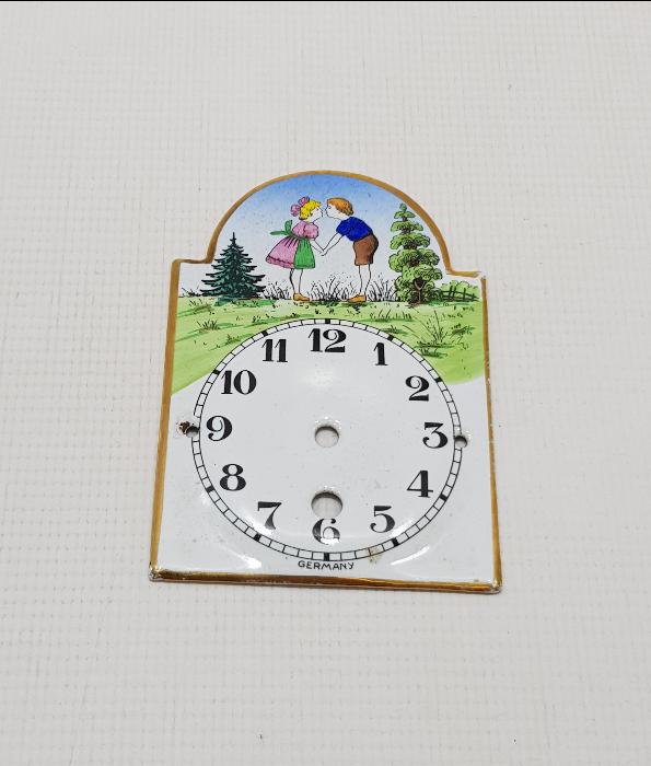 PORSELEN MASA SAATİ KADRANI 