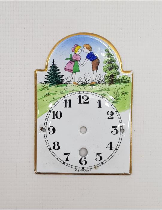 PORSELEN MASA SAATİ KADRANI 