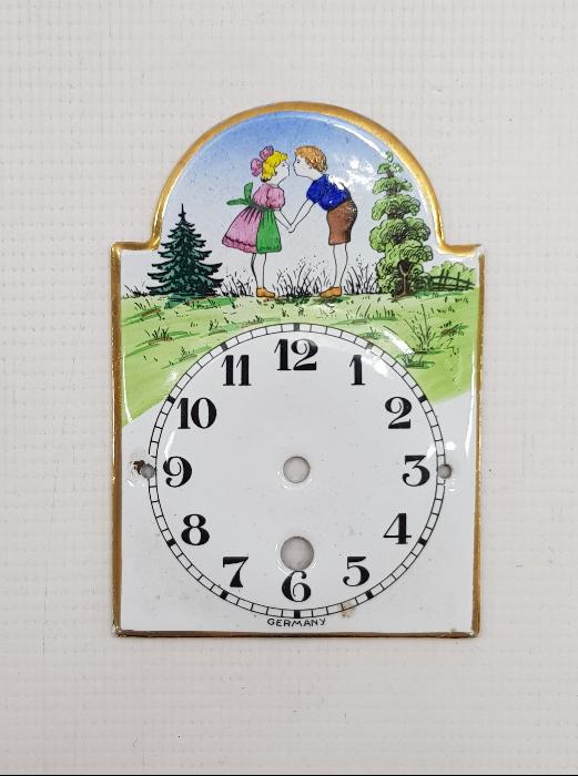 PORSELEN MASA SAATİ KADRANI 