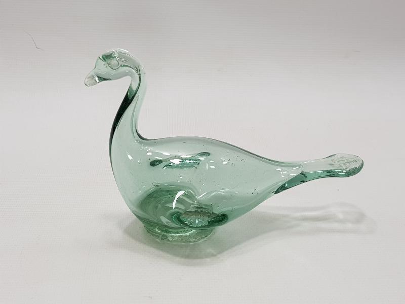 1930'LARDAN KÖY İŞİ KOPARMA CAM KUŞ BİBLOSU 