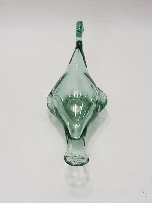 1930'LARDAN KÖY İŞİ KOPARMA CAM KUŞ BİBLOSU 