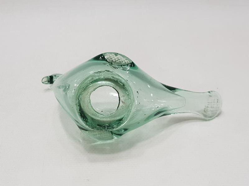 1930'LARDAN KÖY İŞİ KOPARMA CAM KUŞ BİBLOSU 