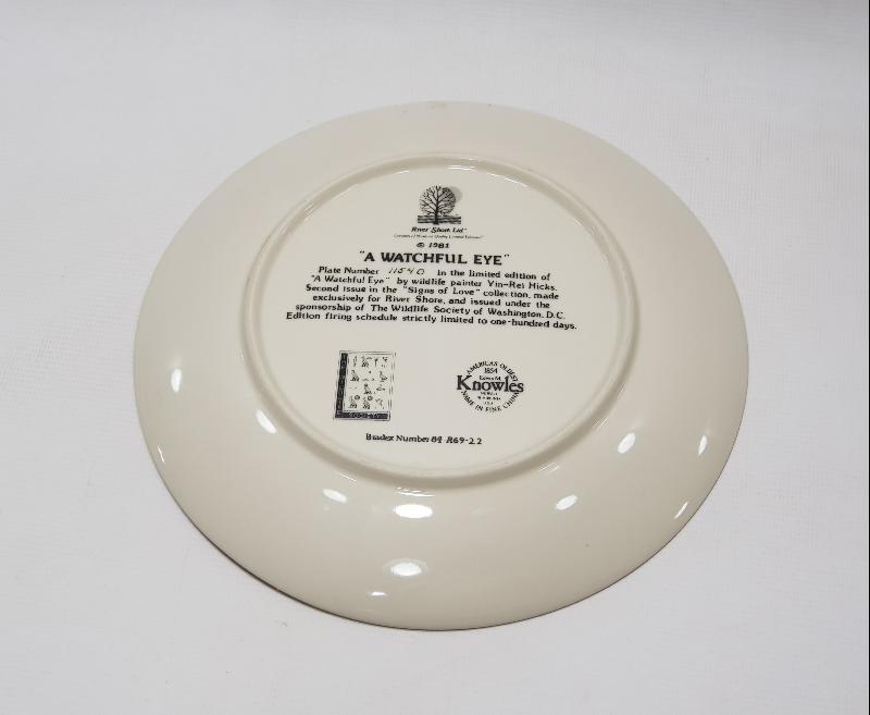 ASLAN GÖRSELLİ PORSELEN TABAK 