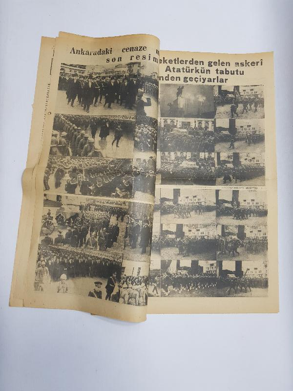 ATATÜRK'ÜN VEFAT HABERLERİ - 23 KASIM 1938 KURUN GAZETESİ 