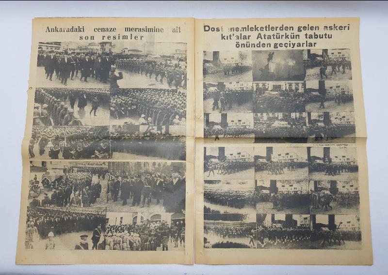 ATATÜRK'ÜN VEFAT HABERLERİ - 23 KASIM 1938 KURUN GAZETESİ 