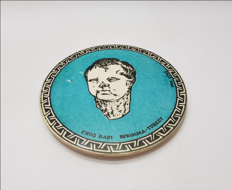 EROS TEMALI SERAMİK DUVAR TABAĞI 