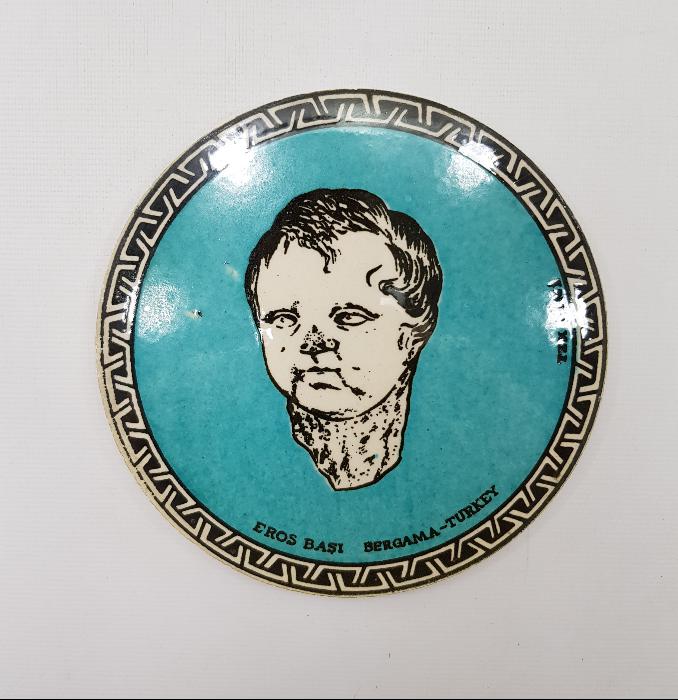 EROS TEMALI SERAMİK DUVAR TABAĞI 