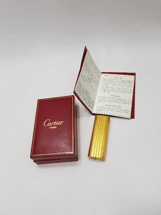 KUTUSUNDA SERTİFİKALI CARTIER ÇAKMAK