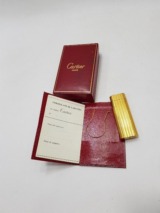 KUTUSUNDA SERTİFİKALI CARTIER ÇAKMAK