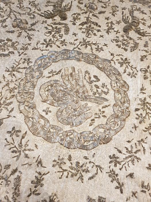 OSMANLI DÖNEMİ TUĞRA İŞLEMELİ İPEK BOHÇA