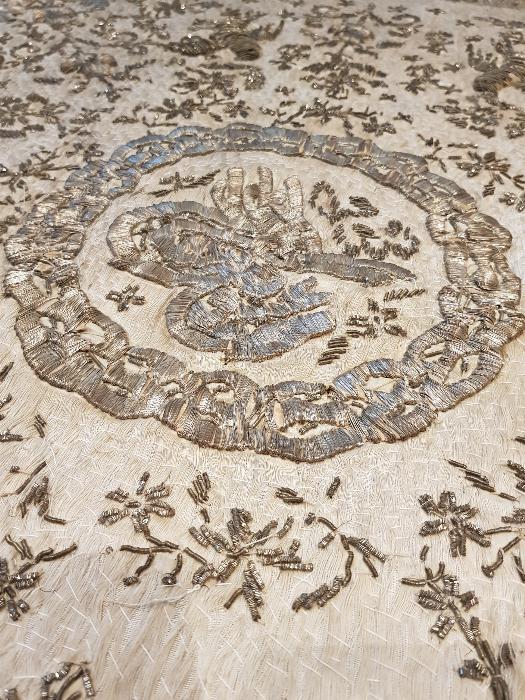 OSMANLI DÖNEMİ TUĞRA İŞLEMELİ İPEK BOHÇA