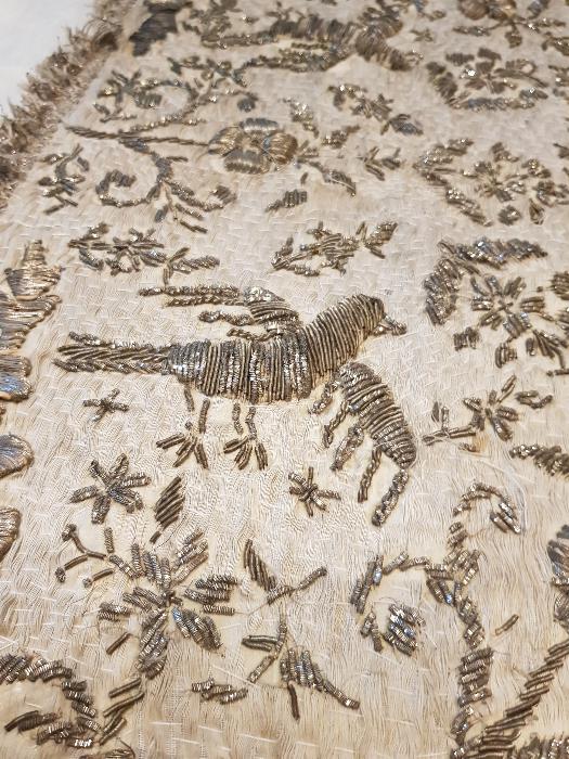 OSMANLI DÖNEMİ TUĞRA İŞLEMELİ İPEK BOHÇA