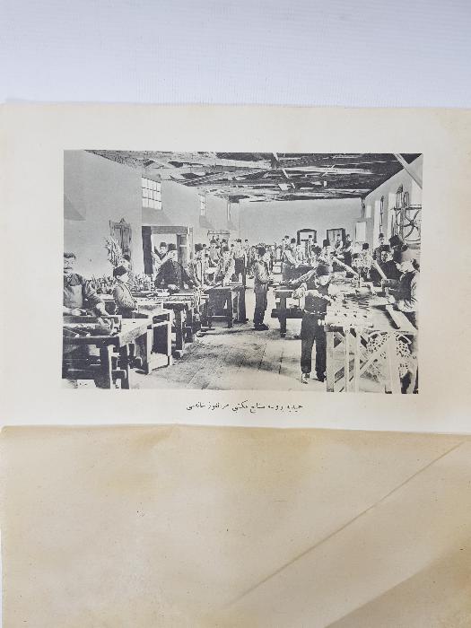 OSMANLI GRAVÜR: BURSA HAMİDİYE SANAYİ MEKTEBİ MARANGOZHANESİ