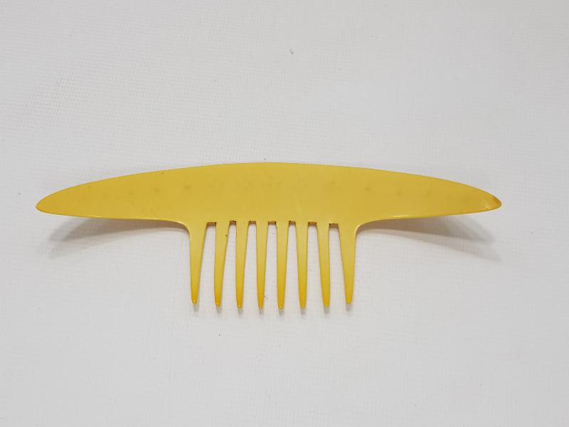 19. YÜZYIL AJUR İŞÇİLİKLİ ZİRKON TAŞLI TOPUZ TARAĞI 