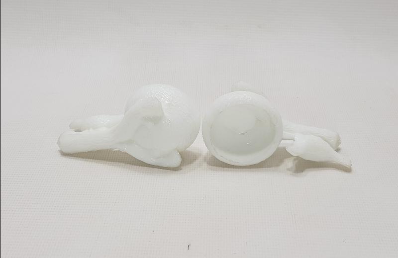 1900'LERDEN BİR ÇİFT OPALİN TUZLUK BİBERLİK 