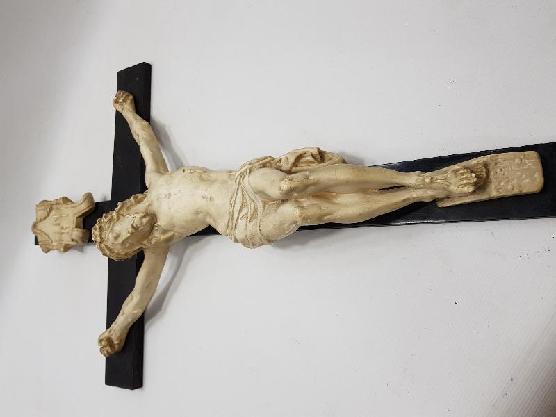 1900's ÇARMIHA GERİLMİŞ HAZRETİ İSA HEYKELİ: CRUCIFIX