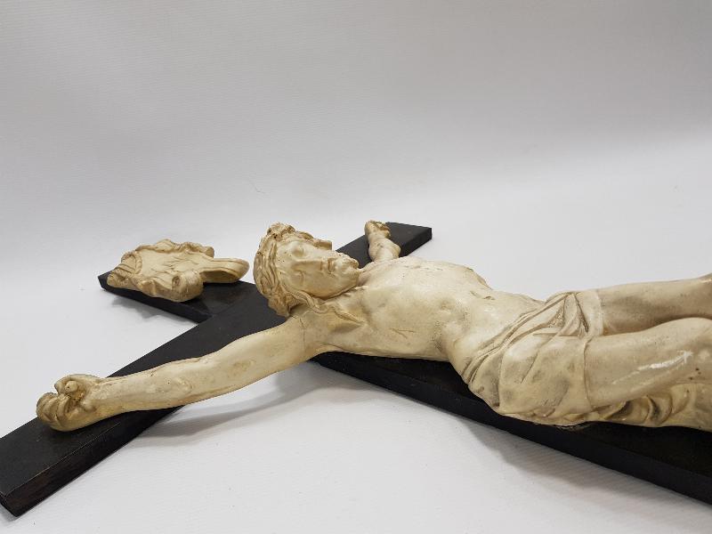 1900's ÇARMIHA GERİLMİŞ HAZRETİ İSA HEYKELİ: CRUCIFIX