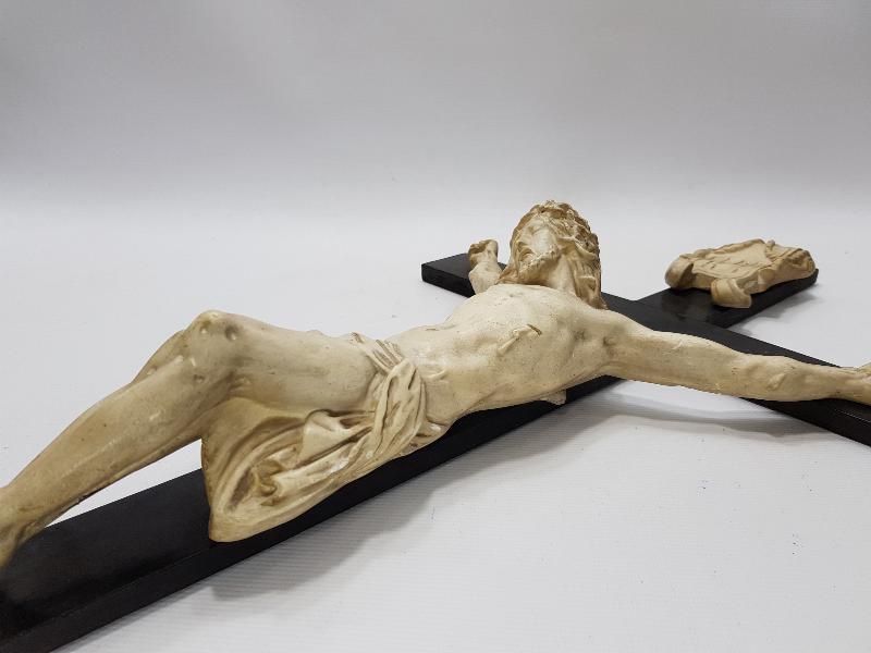 1900's ÇARMIHA GERİLMİŞ HAZRETİ İSA HEYKELİ: CRUCIFIX