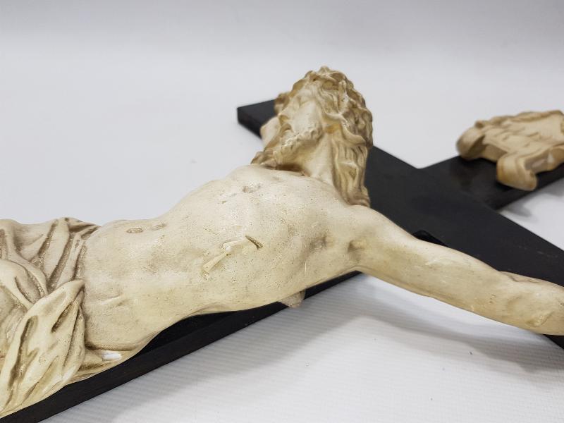 1900's ÇARMIHA GERİLMİŞ HAZRETİ İSA HEYKELİ: CRUCIFIX