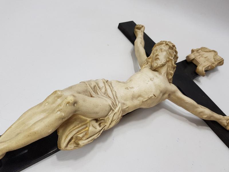 1900's ÇARMIHA GERİLMİŞ HAZRETİ İSA HEYKELİ: CRUCIFIX