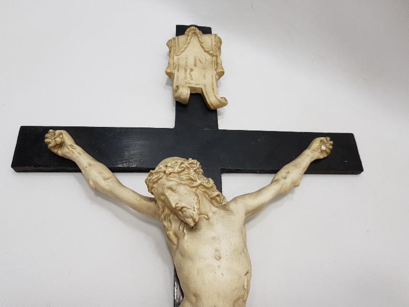 1900's ÇARMIHA GERİLMİŞ HAZRETİ İSA HEYKELİ: CRUCIFIX
