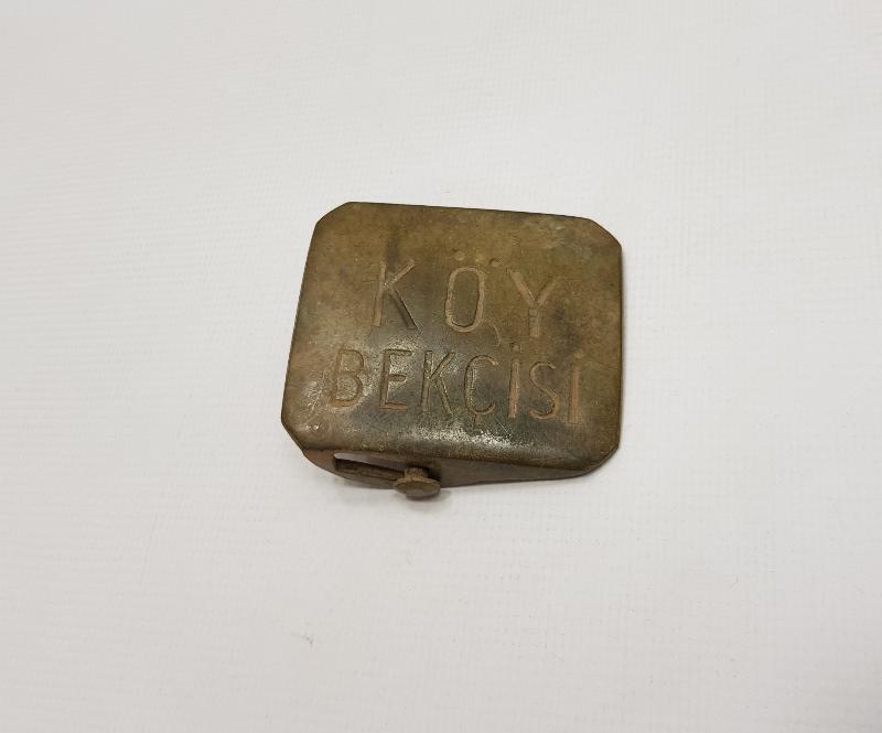 1930'LARDAN KÖY BEKÇİSİ KEMER TOKASI 