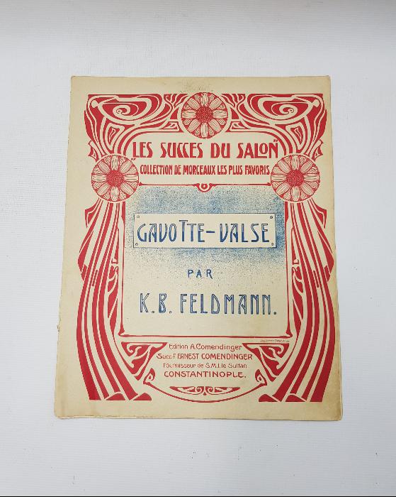 CONSTANTINOPLE DAMGALI NOTA KİTAPÇIĞI 