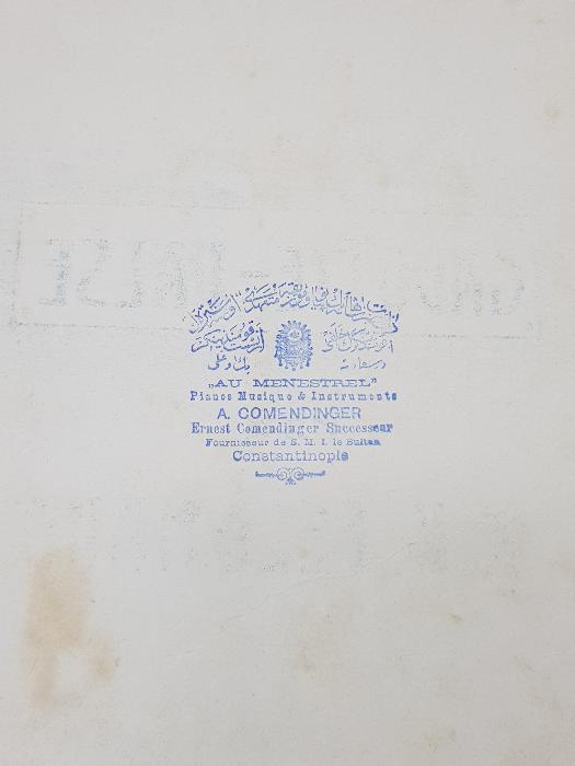 CONSTANTINOPLE DAMGALI NOTA KİTAPÇIĞI 