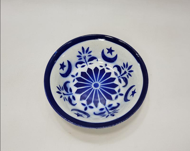 OSMANLI DÖNEMİ AY YILDIZLI PORSELEN KASE