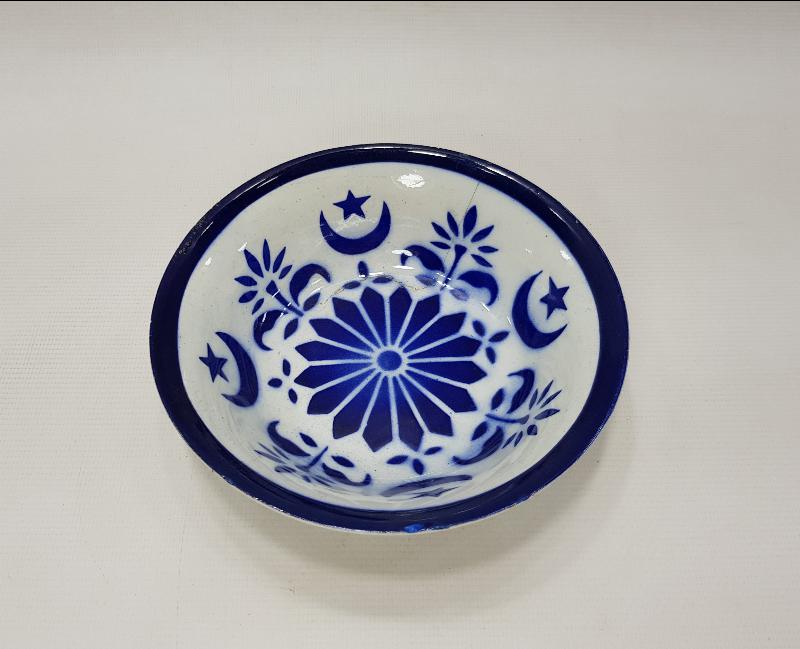OSMANLI DÖNEMİ AY YILDIZLI PORSELEN KASE