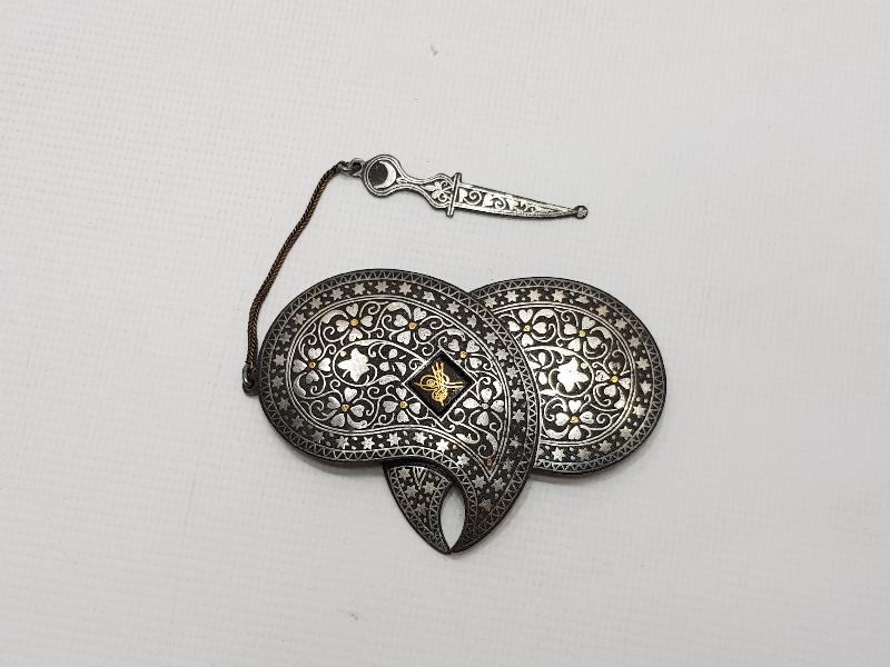 OSMANLI DÖNEMİ KOFGARİ İŞÇİLİKLİ VE TUĞRALI BOSNA İŞİ KEMER