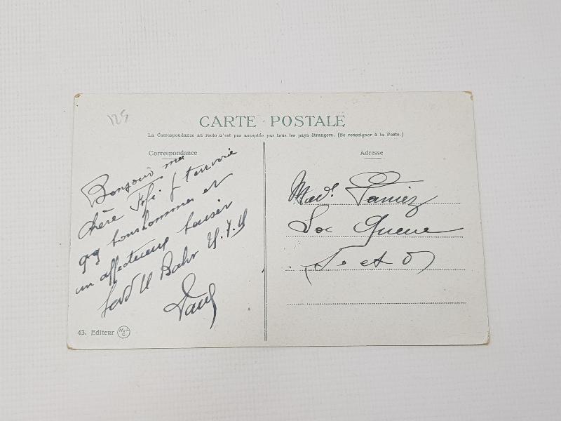 OSMANLI DÖNEMİ POSTADAN GEÇMİŞ DERVİŞLER KARTPOSTALI 