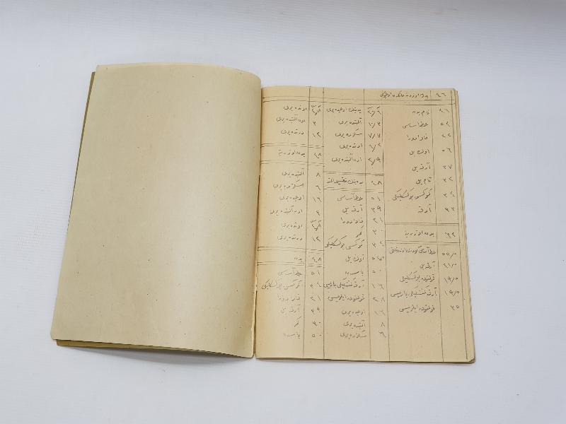 OSMANLI DÖNEMİ TERZİ KALIP DEFTERİ 