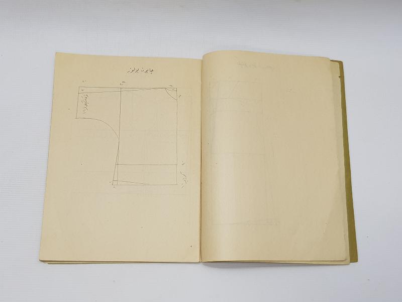 OSMANLI DÖNEMİ TERZİ KALIP DEFTERİ 