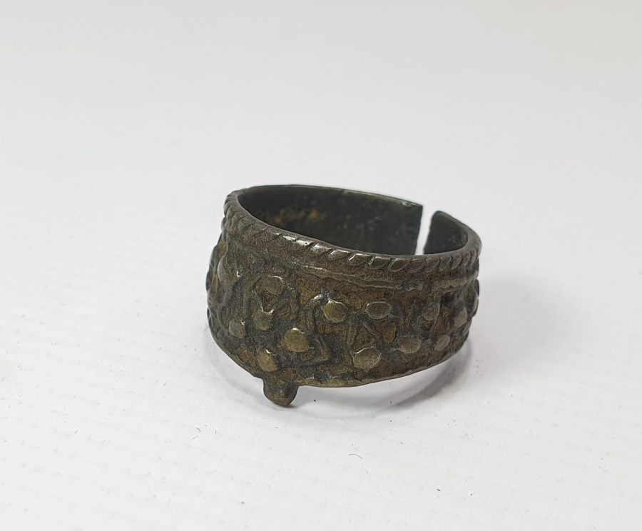 OSMANLI DÖNEMİ ZİHGİR FORMUNDA BAYAN YÜZÜĞÜ