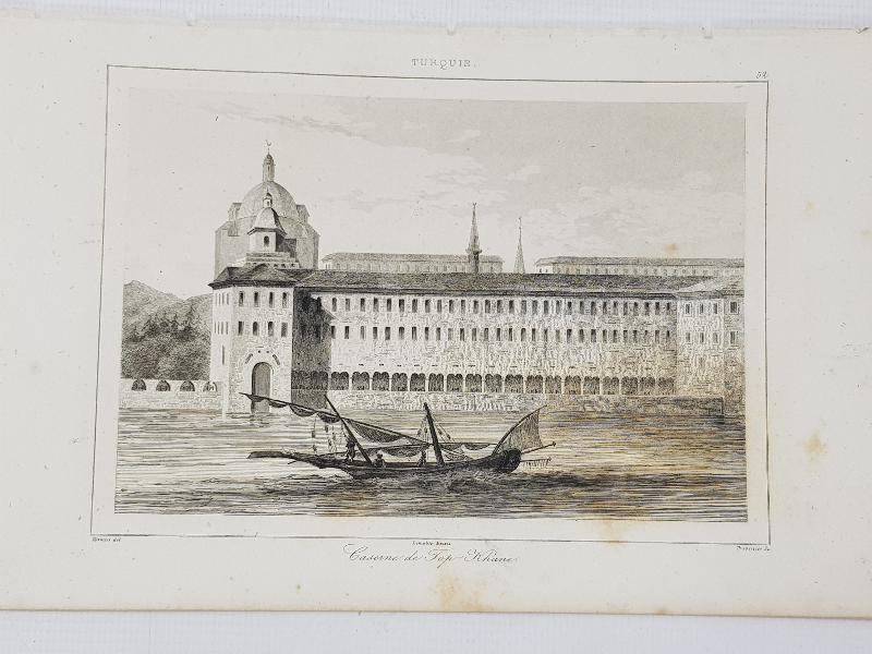 OSMANLI GRAVÜR: İSTANBUL TOPHANE