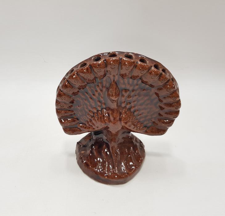 TAVUSKUŞU FORMLU KÜTAHYA SERAMİK SİGARALIK 