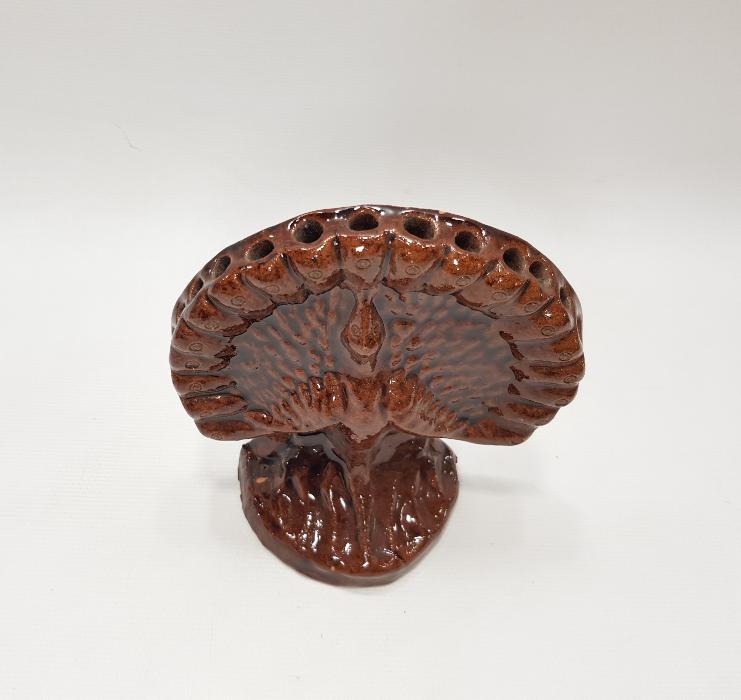 TAVUSKUŞU FORMLU KÜTAHYA SERAMİK SİGARALIK 