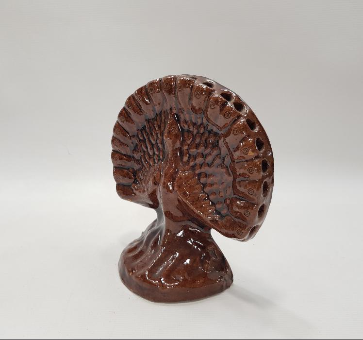 TAVUSKUŞU FORMLU KÜTAHYA SERAMİK SİGARALIK 