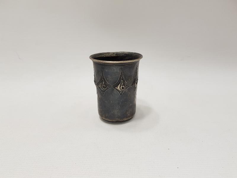 ART NOUVEAU GÜMÜŞ KAPLAMA BARDAK